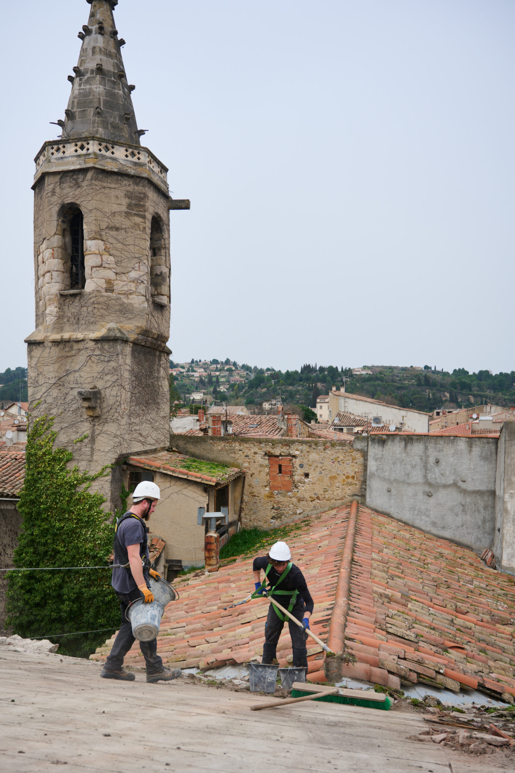 travaux toit eglise