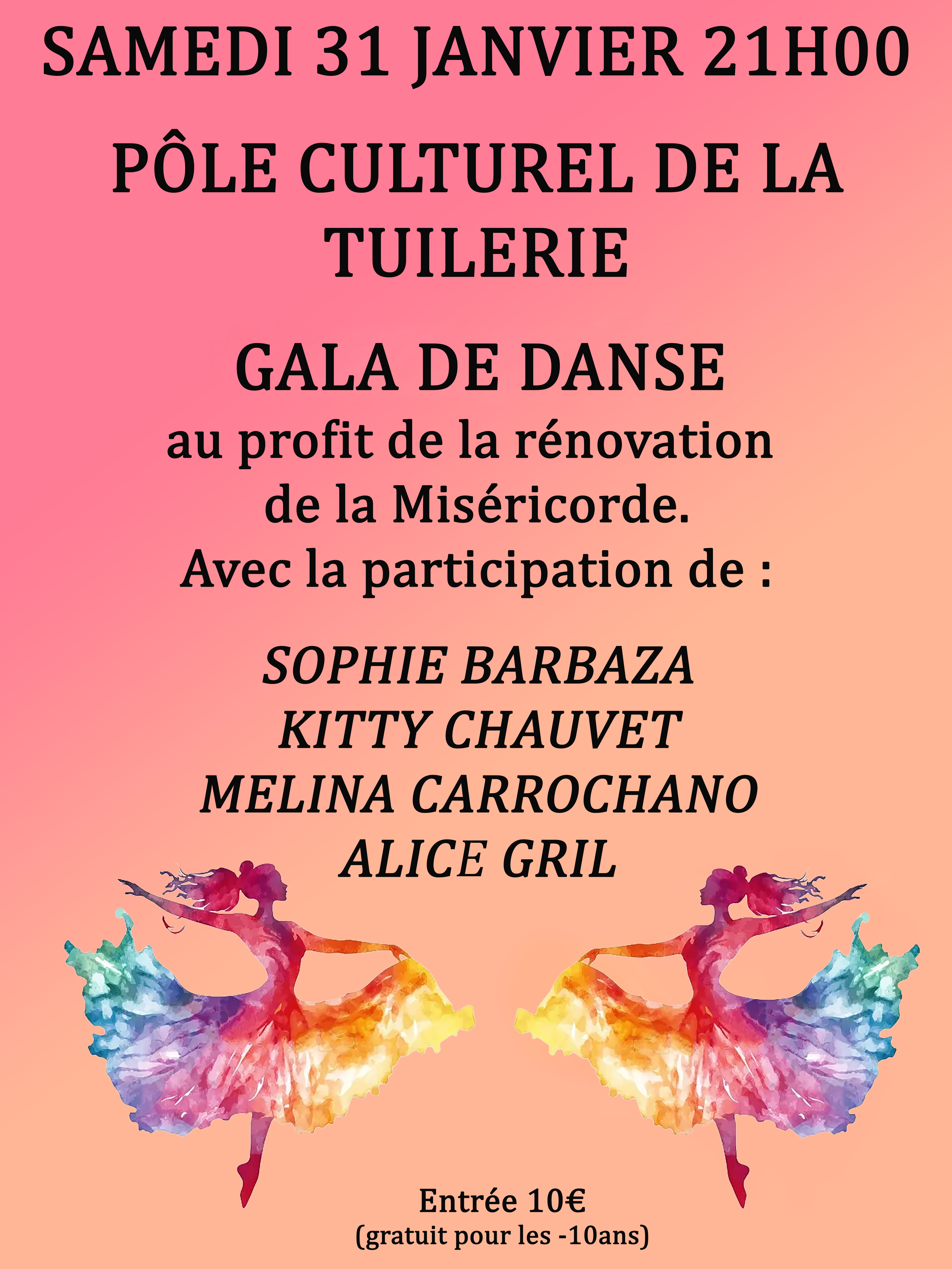 affiche gala danse eglise misericorde limoux